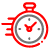 Red stopwatch